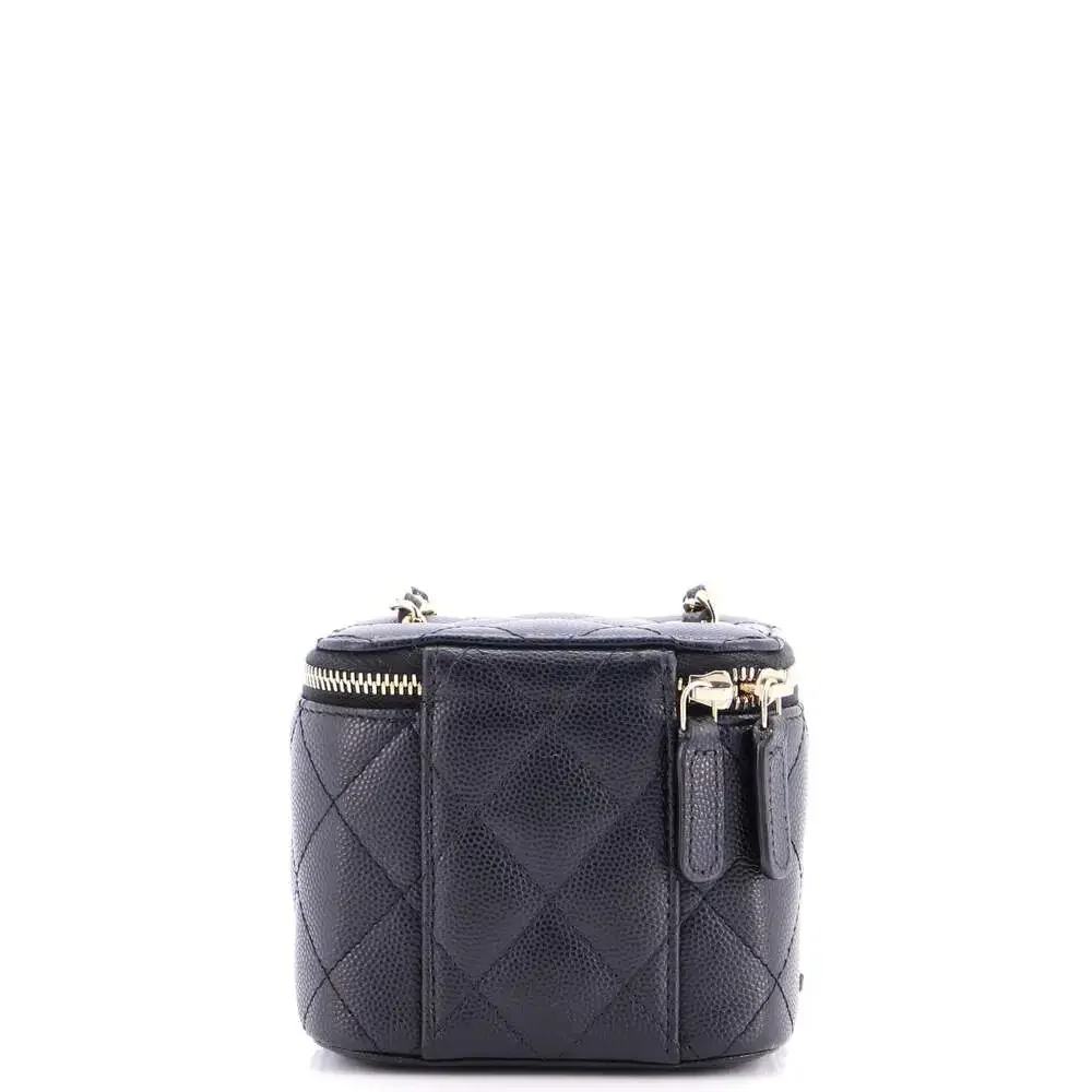 Chanel Classic Vanity Case With Chain #230138C39B - Picture 4 of 7